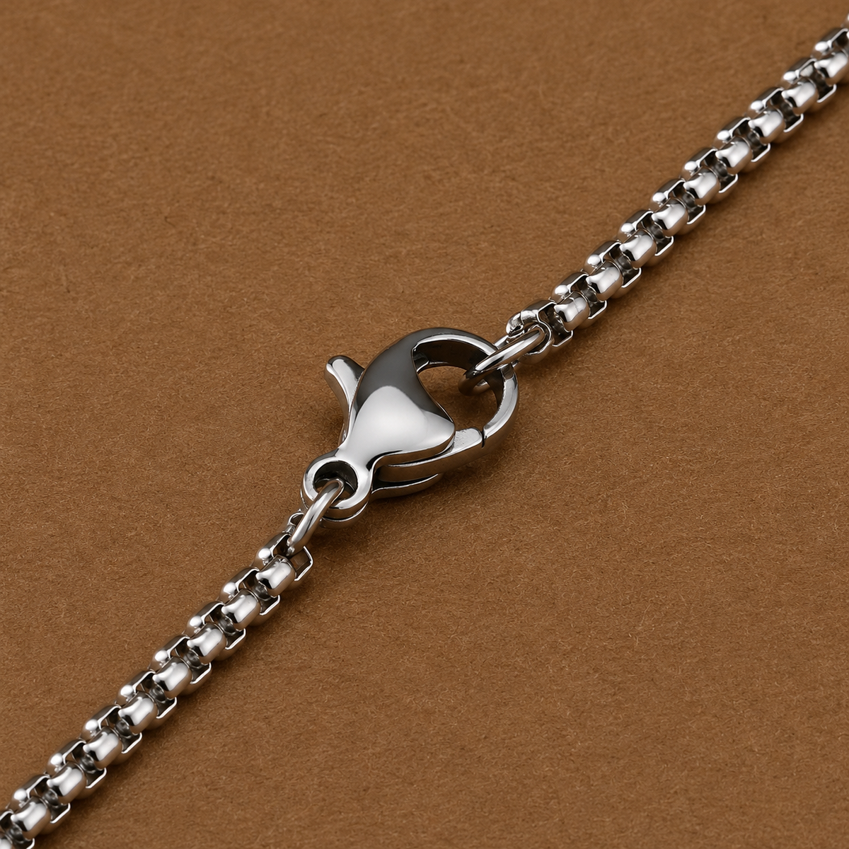 Black Square Pendant Necklace