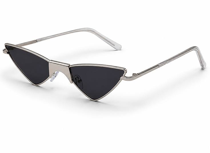 Retro Grey Cat Eye Sunglasses