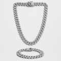 Silver Plated Necklace and Bracelet