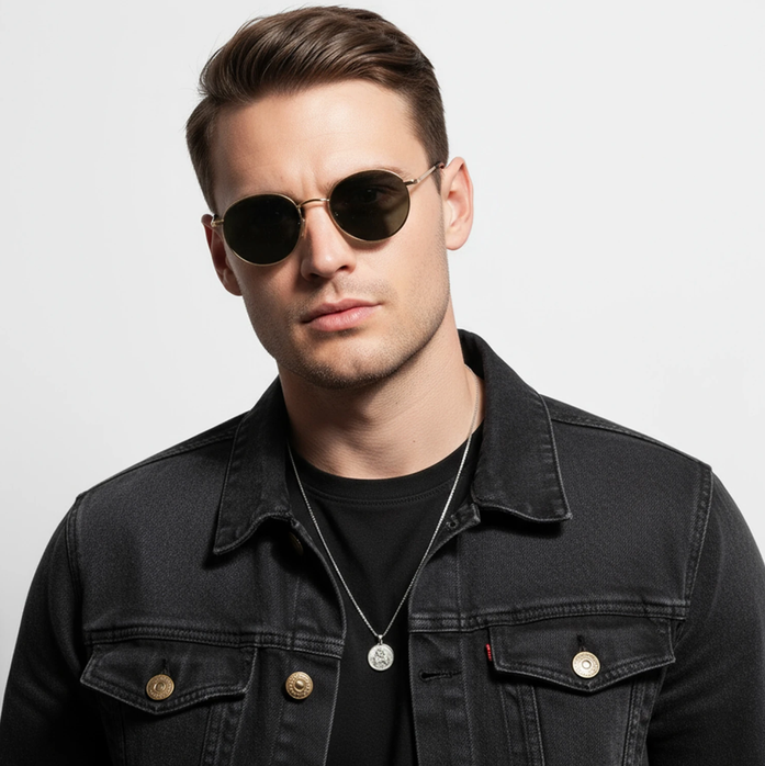 Retro Oval Sunglasses