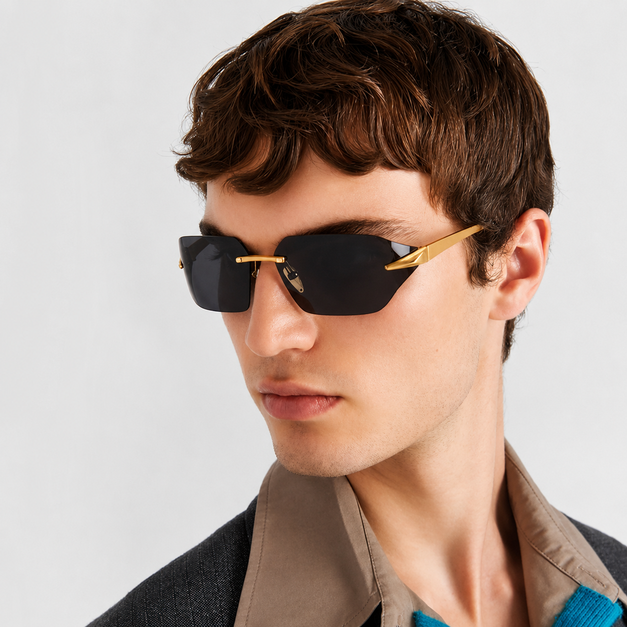Rimless Square Sunglasses