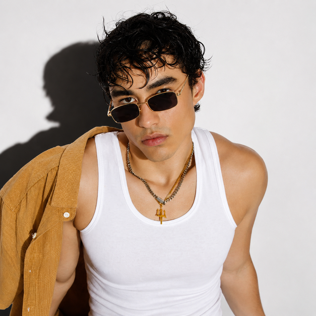 Vintage Gold Sunglasses