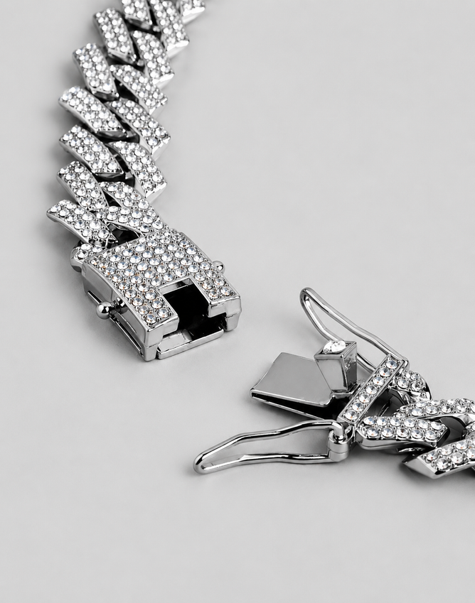 Silver Plated Necklace and Bracelet