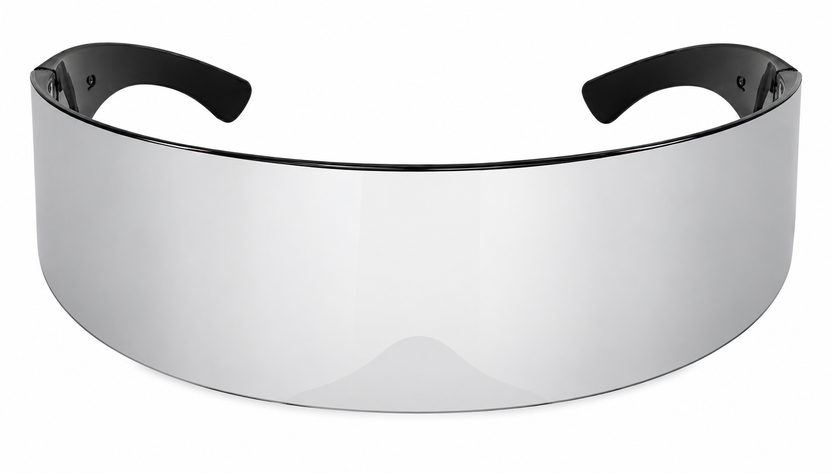 Metallic Grey Space Sunglasses