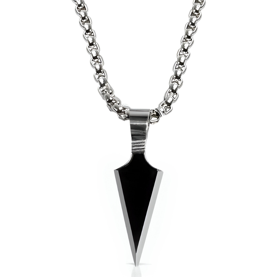 ZOSMIC Black Arrow Pendant Necklace