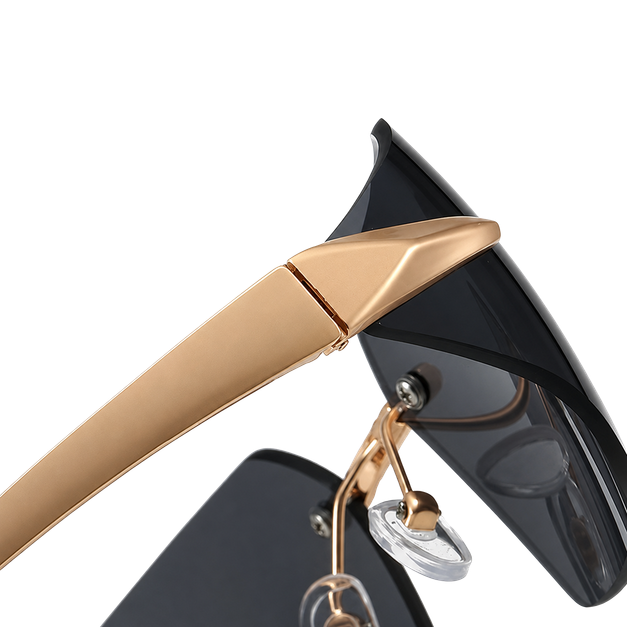 Rimless Square Sunglasses