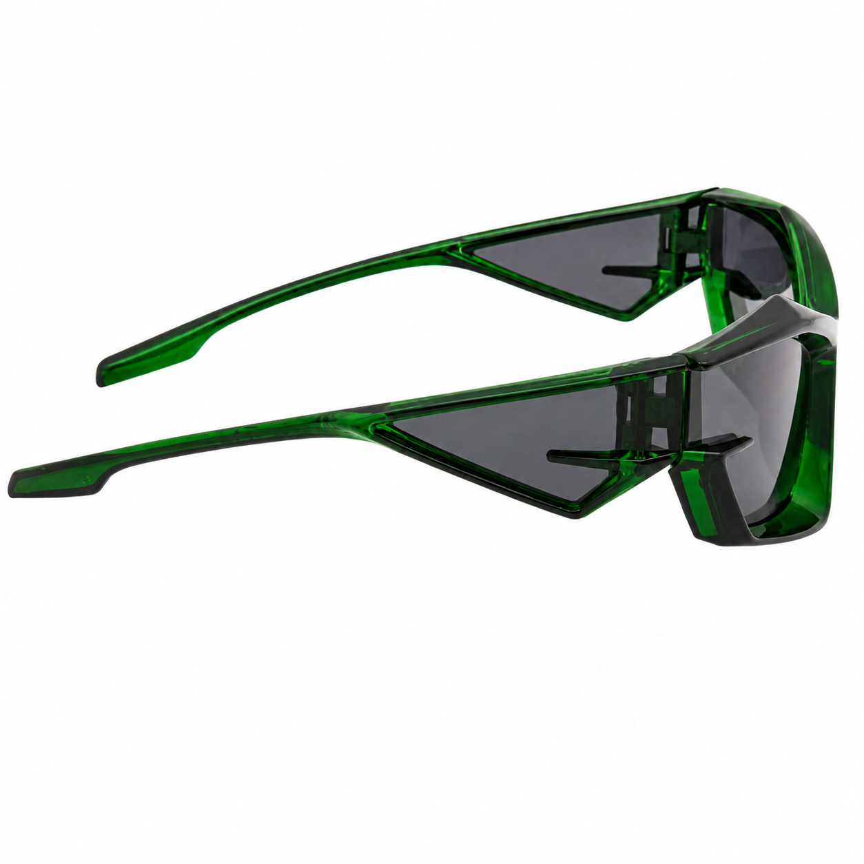 Green Wraparound sunglasses