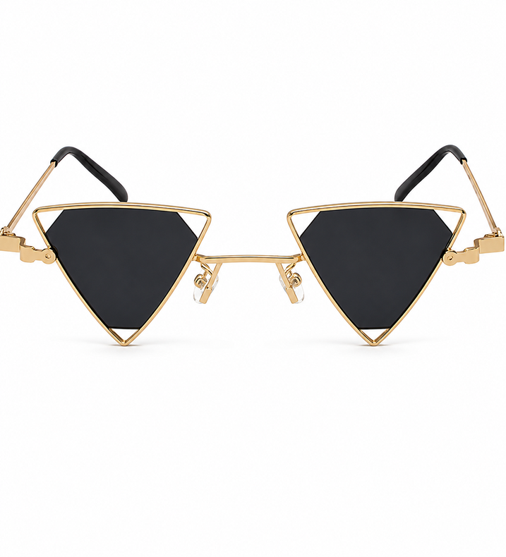 Retro Golden Cat Eye Sunglasses