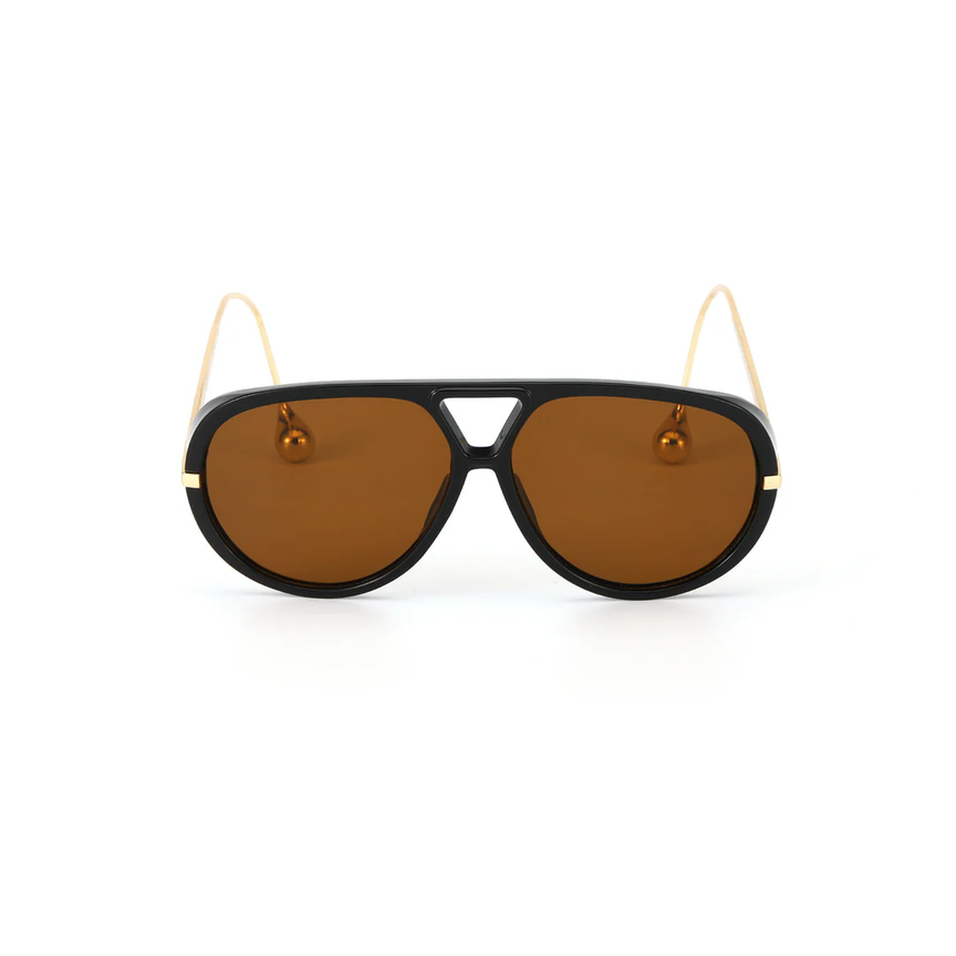 Retro Double Bridge Pilot Sunglasses