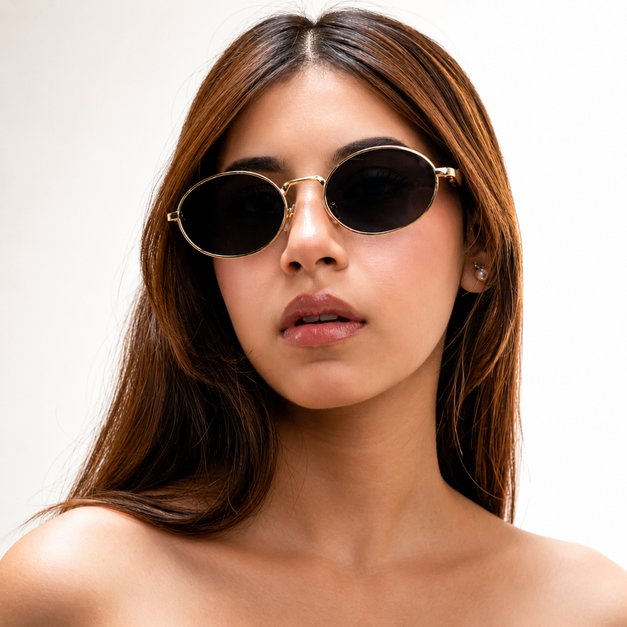 Retro Oval Sunglasses
