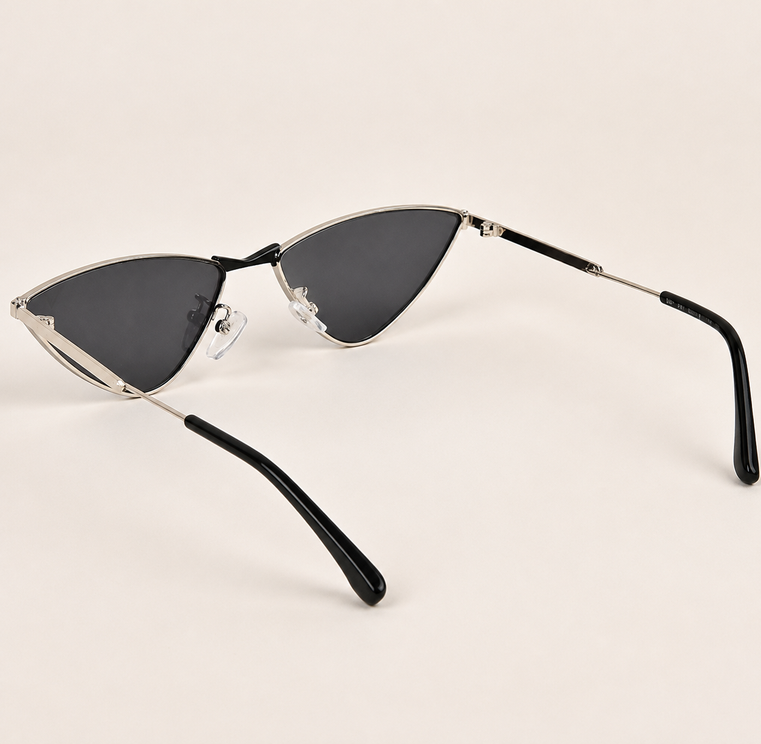 Retro Grey Cat Eye Sunglasses