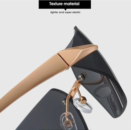 Rimless Square Sunglasses