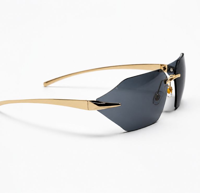 Rimless Square Sunglasses