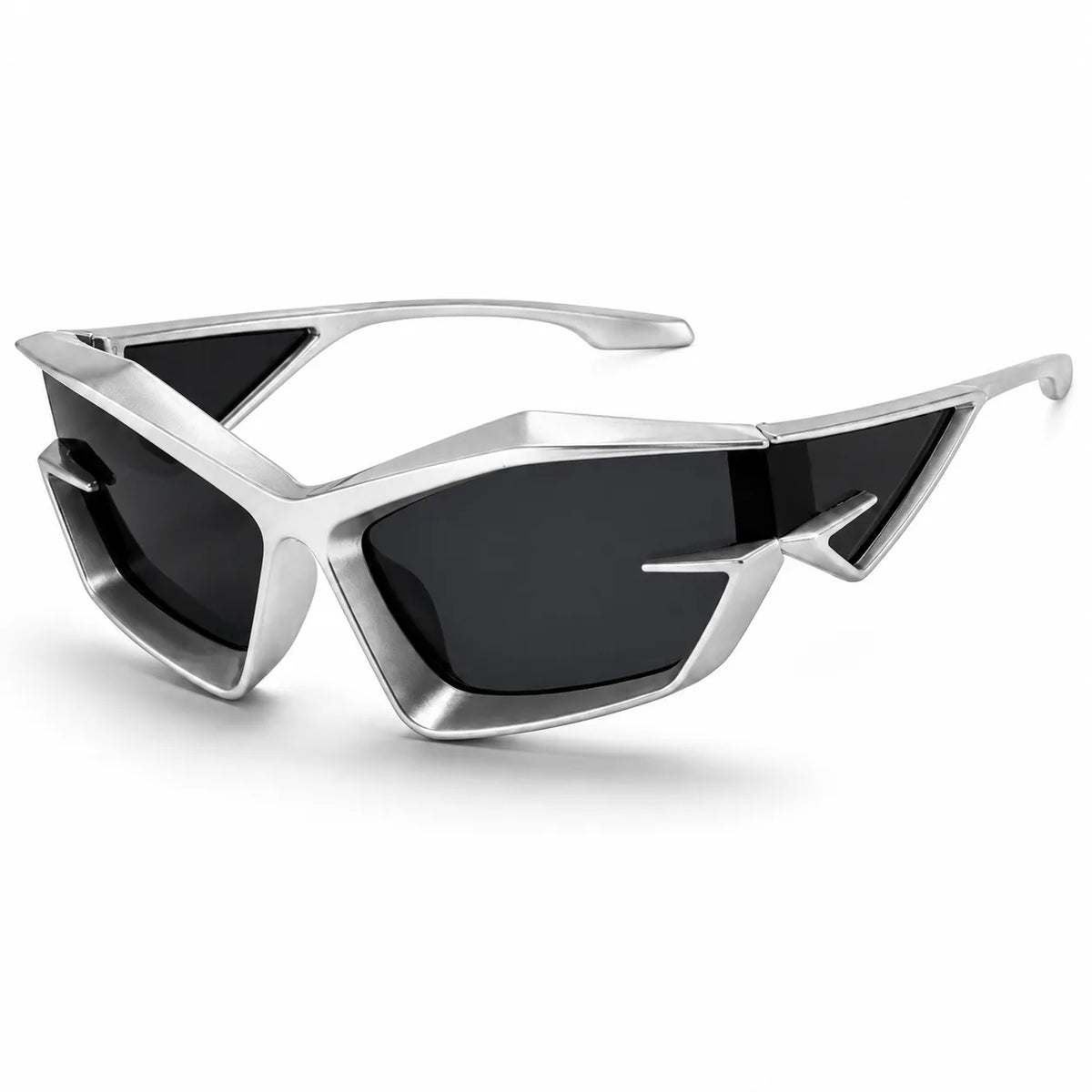 White Wraparound Sunglasses