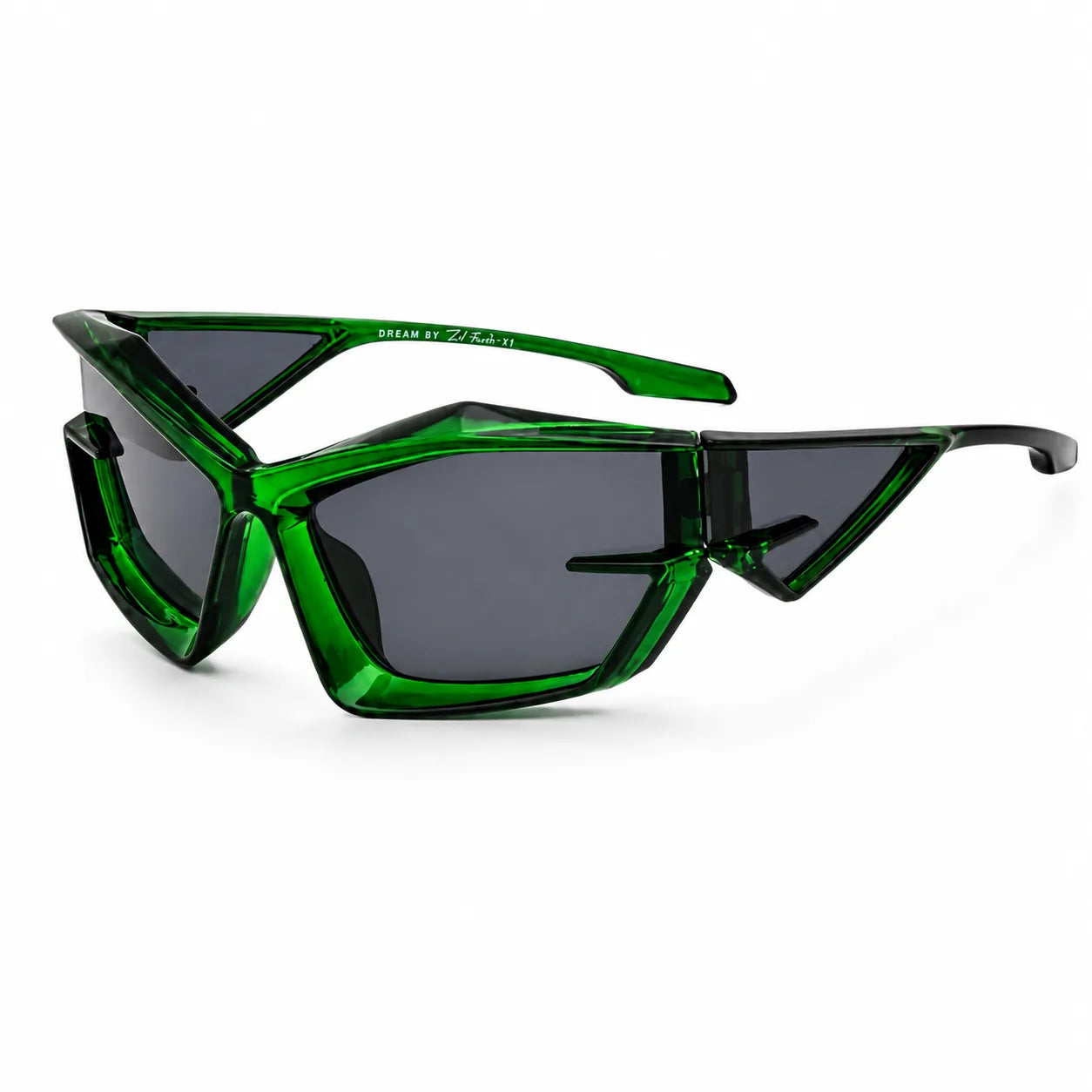 Green Wraparound sunglasses