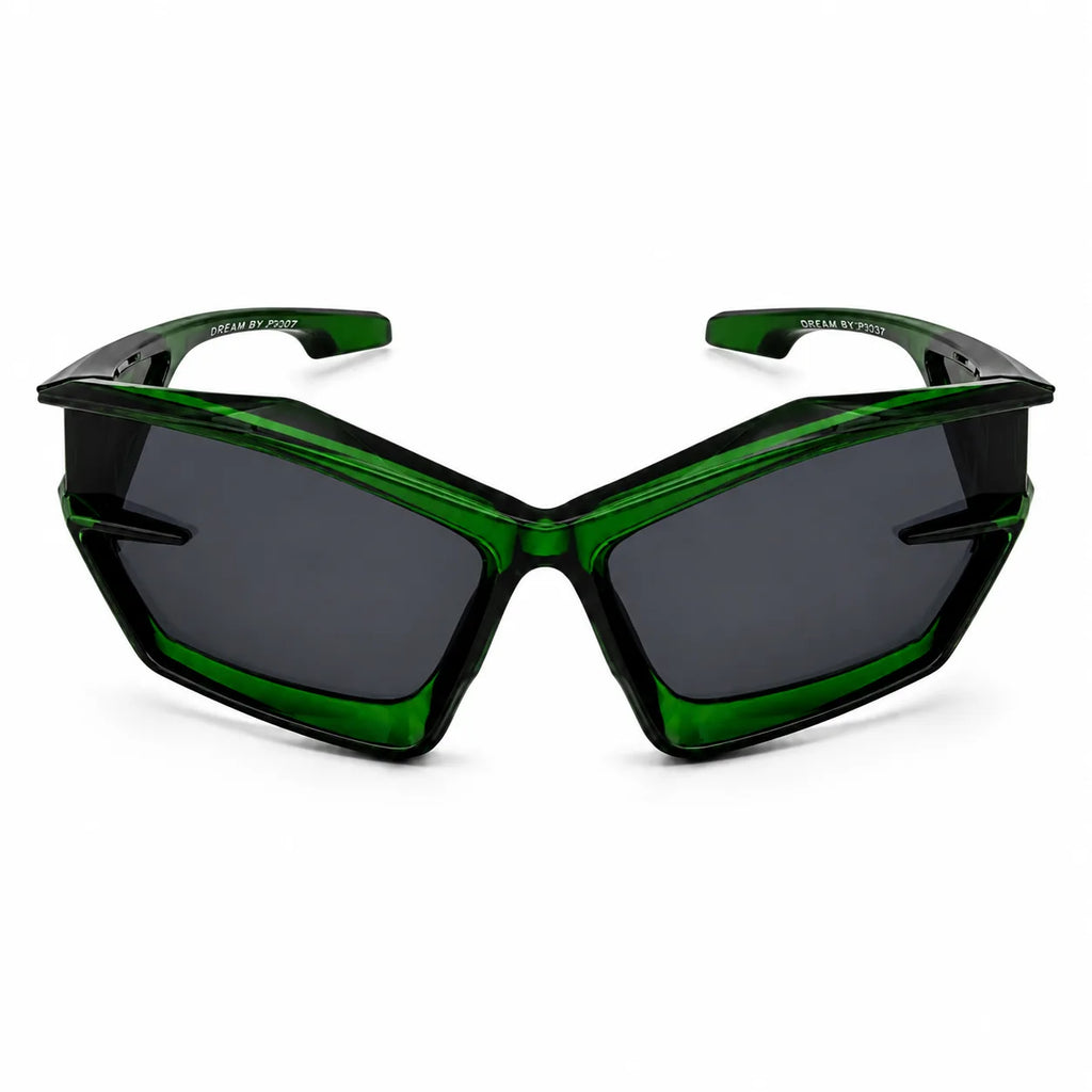 Green Wraparound sunglasses
