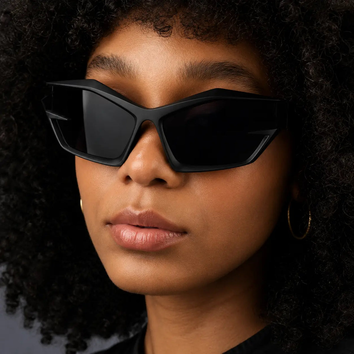 Black Wraparound sunglasses