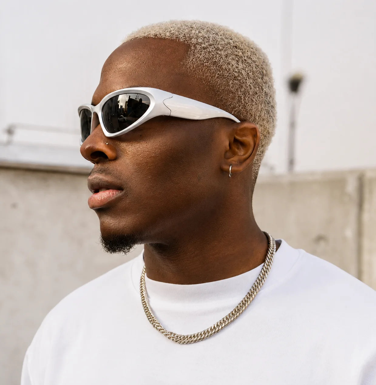 Y2K White Sunglasses
