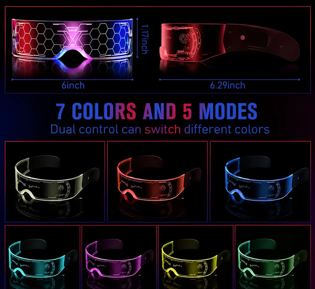 LED Rave Sunglasses