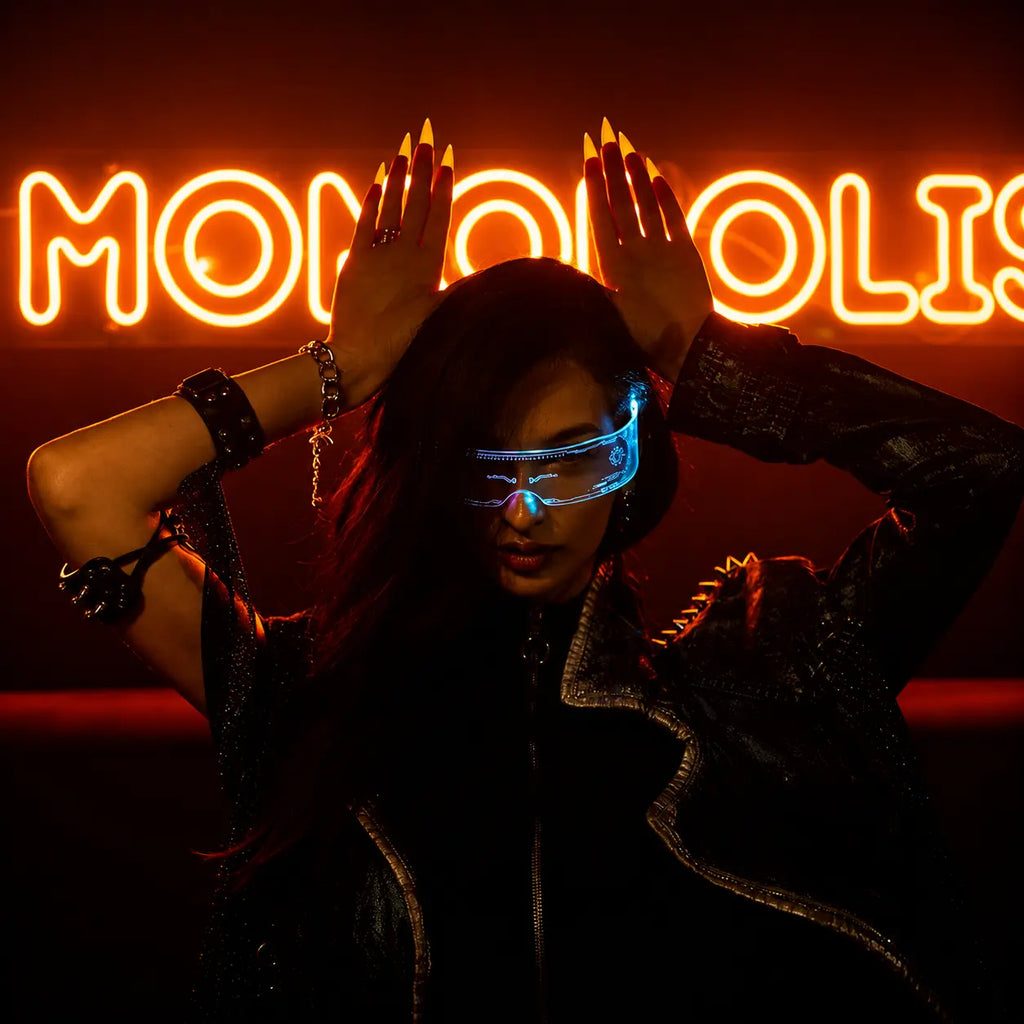 LED Rave Sunglasses