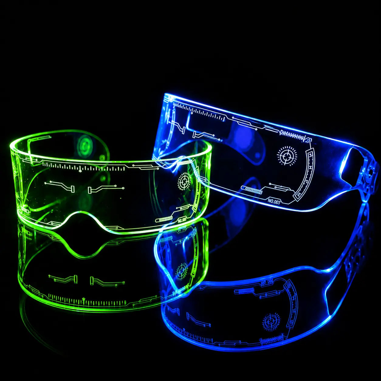 LED Rave Sunglasses