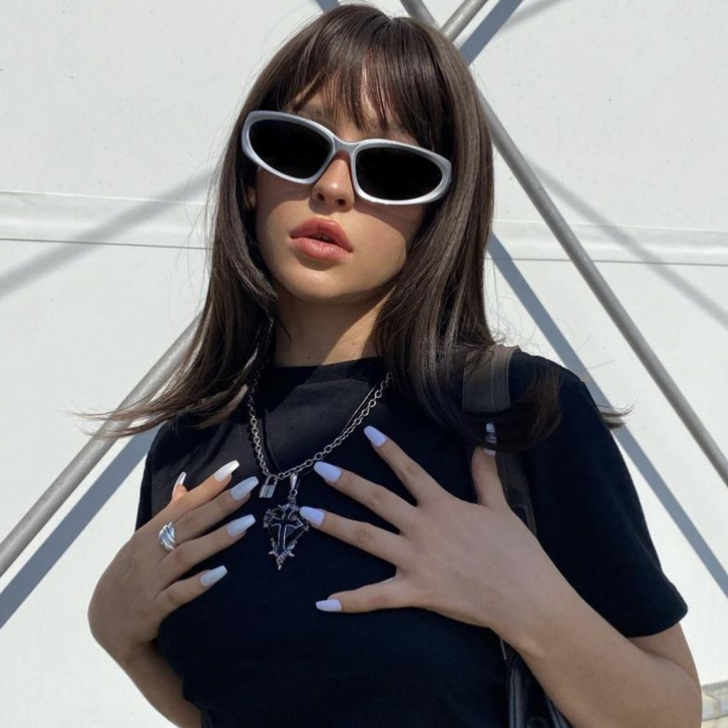 Y2K White Sunglasses