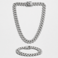 Silver Plated Necklace and Bracelet
