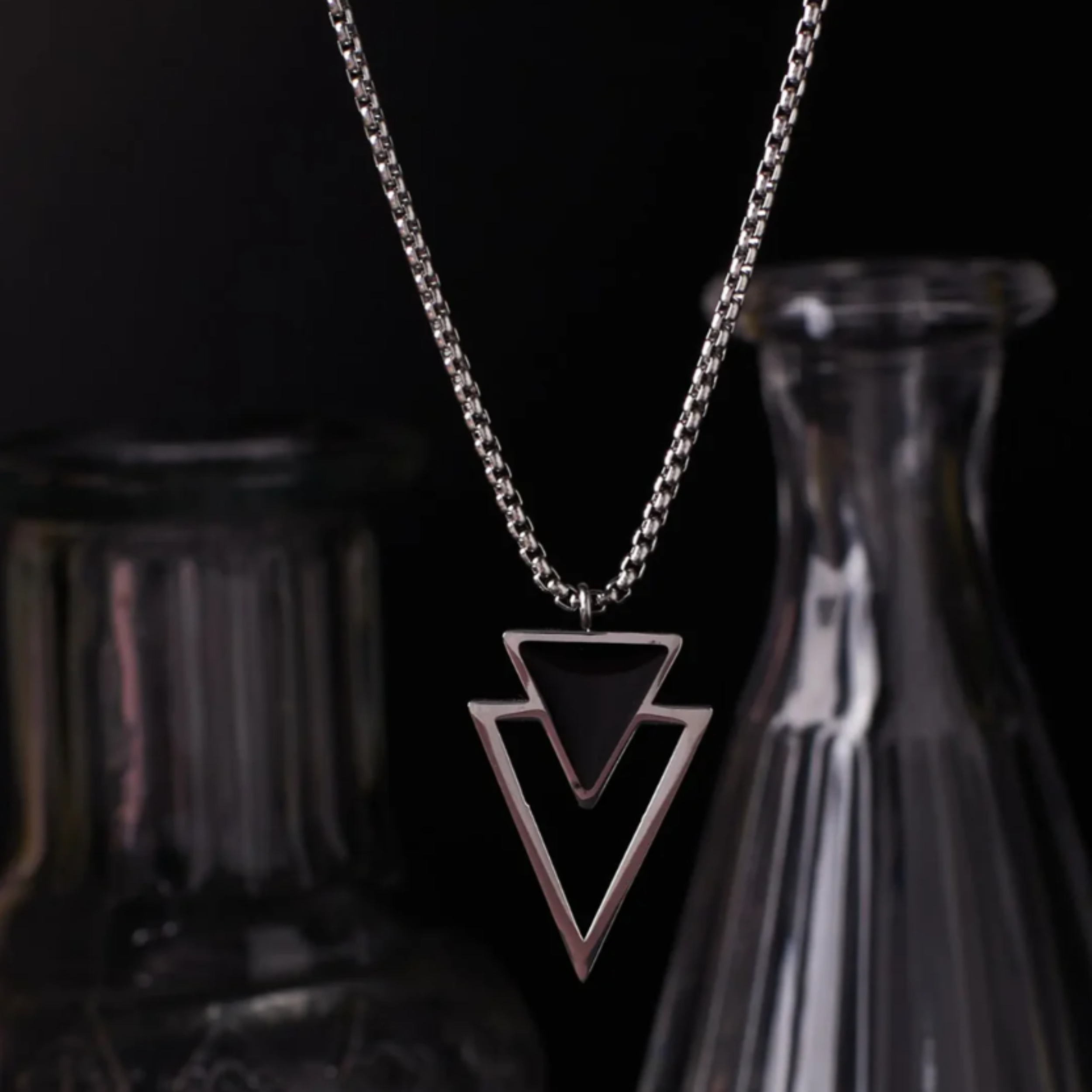 Double Triangle Pendant
