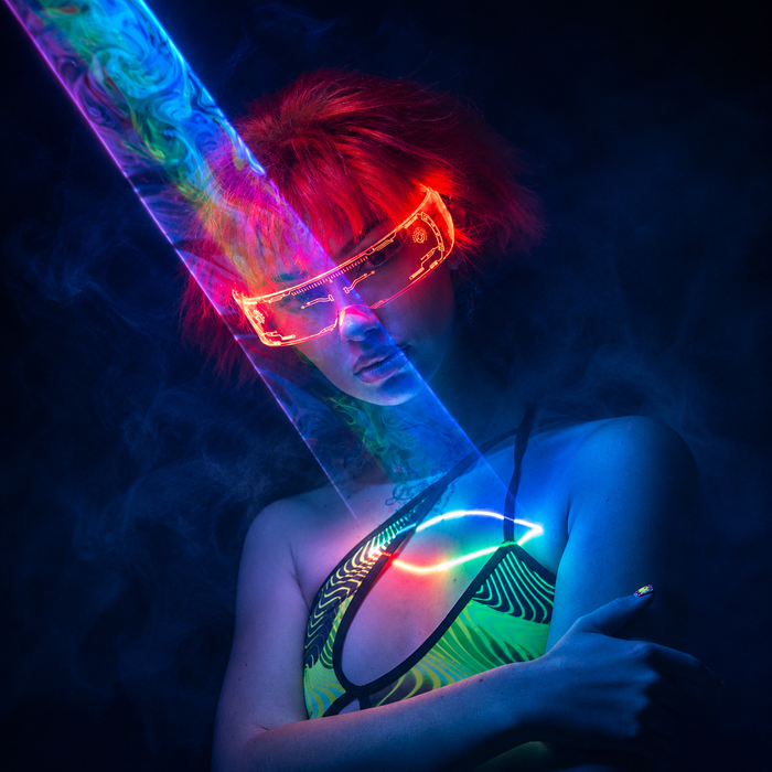 LED Rave Sunglasses