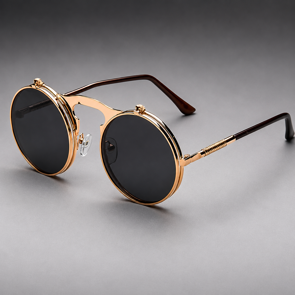 Round Flip-up sunglasses
