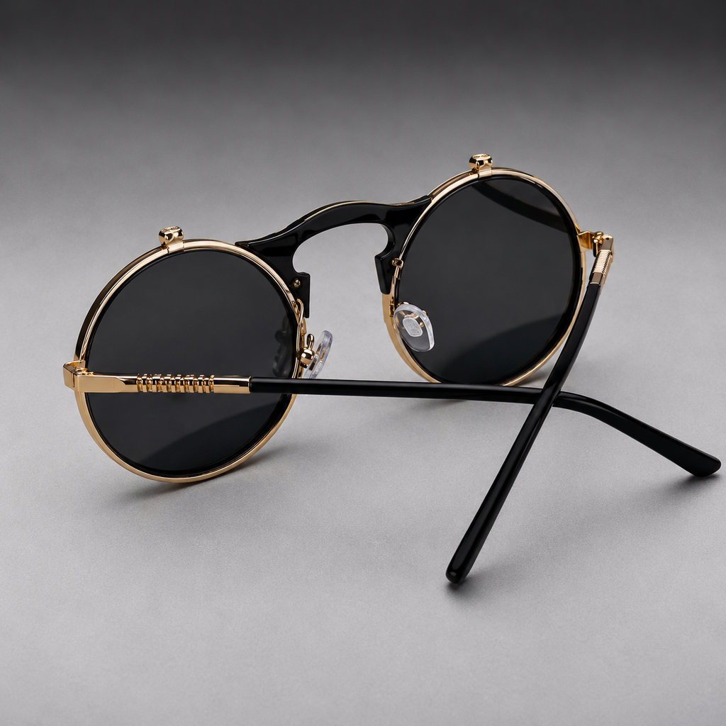 Round Flip-up sunglasses