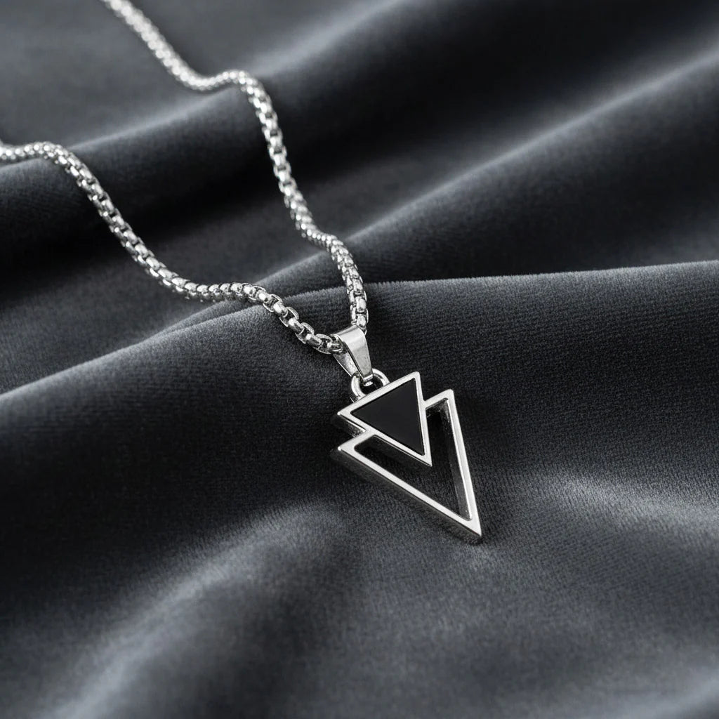 Double Triangle Pendant
